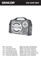 Sencor SSS 3200 KIDS - Owners manual 